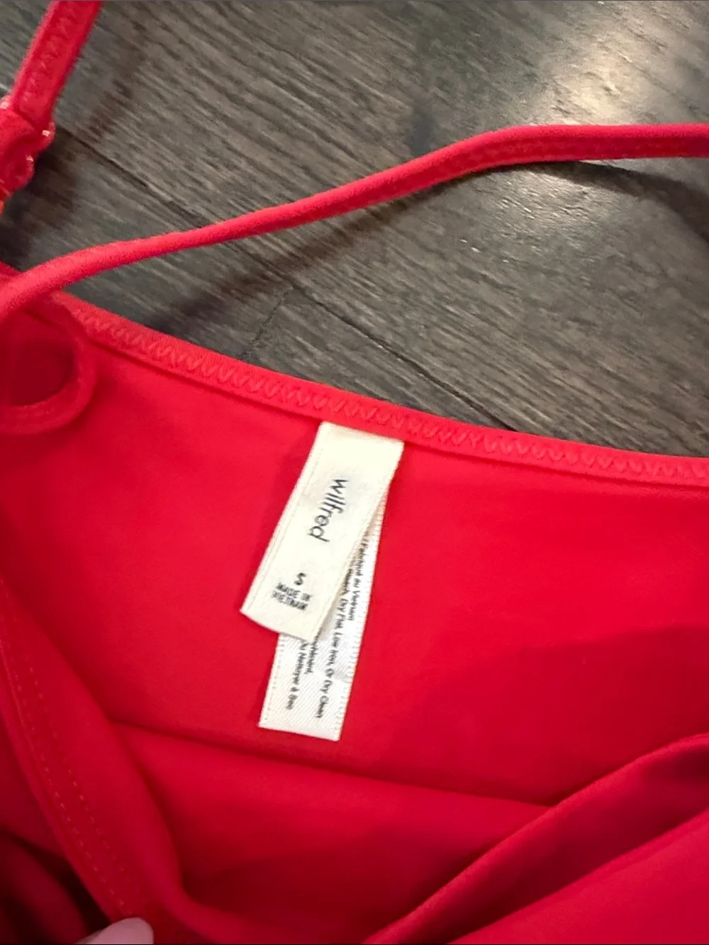 Wilfred red bathing suit Small - Picture 2 of 3